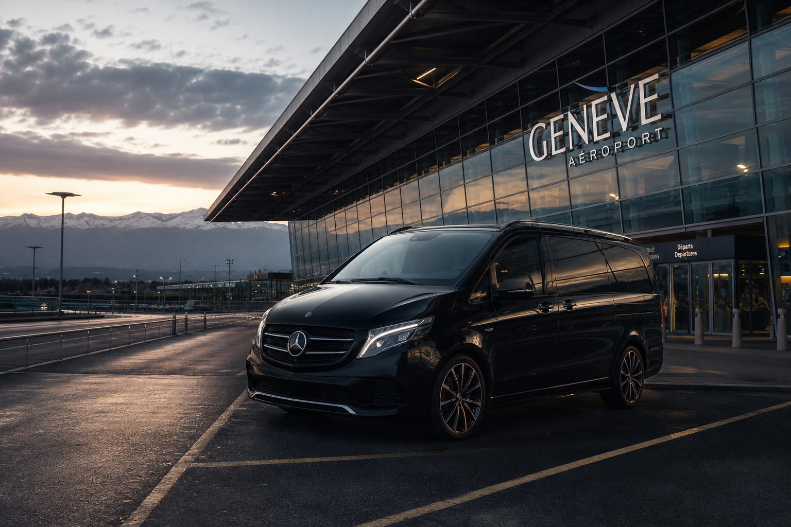 Mercedes Classe V — Fast Taxis, transfert aéroport Genève